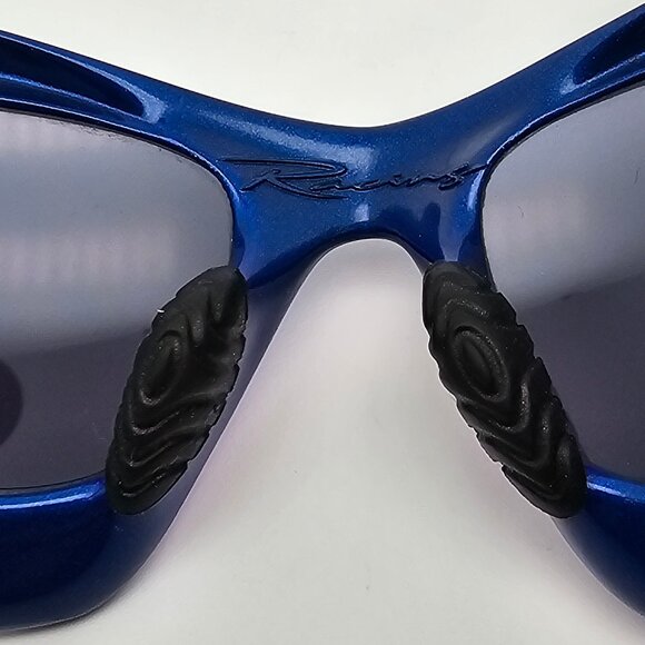 *SOLD* Oakley 04-600 Racing Jacket Gen 2 New Blue Frame +Red Iridium Sunglasses - Picture 9 of 14